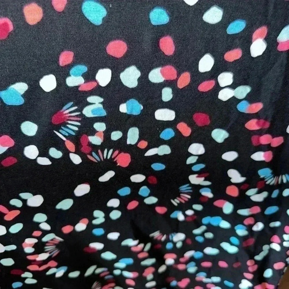 Lularoe Black XXS baseball style Randy T-shirt. NWT . 3/4 sleeve - Picture 4 of 7